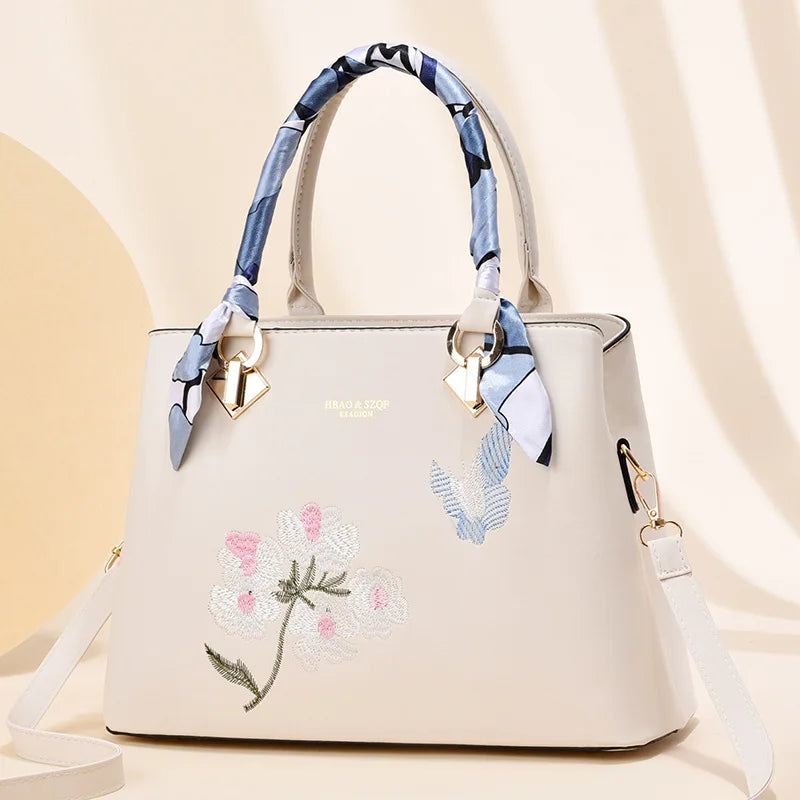 Women's Large Leather Shoulder Bag