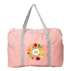 Food Print Organizer Bag for Women Camping Travel Storage