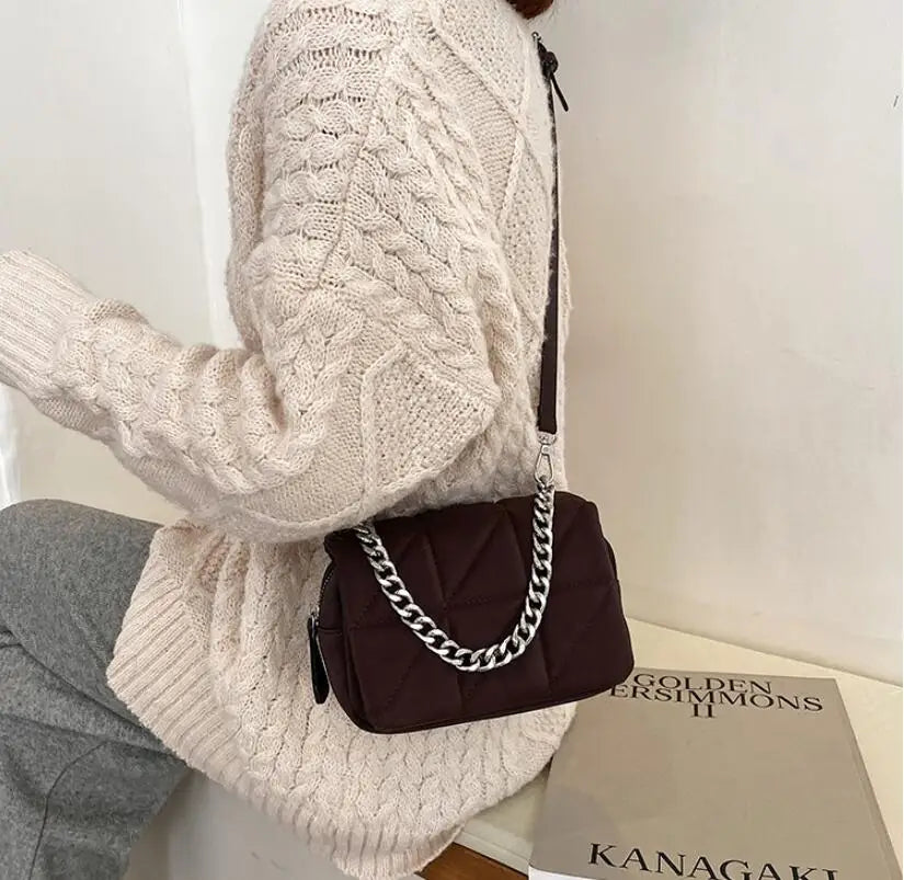 Nylon Mini Shoulder Bag Crossbody Clutches for Women