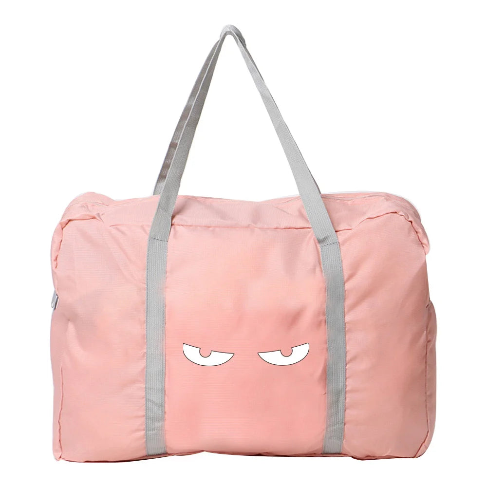Print Chest Bag Large Capacity Organizer Foldable Zipper Luggage