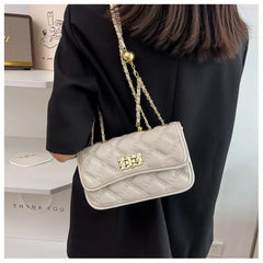 Rhombic Lattice Chain Bag Small Square Messenger Women's Bag