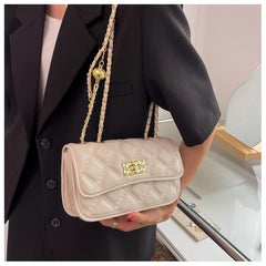 Rhombic Lattice Chain Bag Small Square Messenger Women's Bag