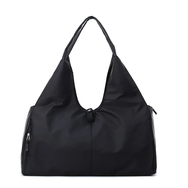 Women's Travel Bag with Shoe Organizer and Storage - Weekender Gym Duffle