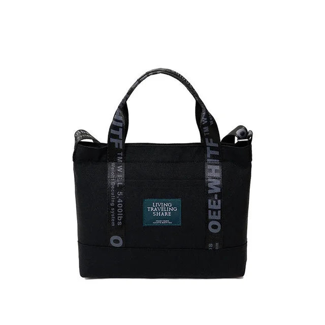 Canvas Tote Bag Large Capacity Casual Shoulder Messenger Bag
