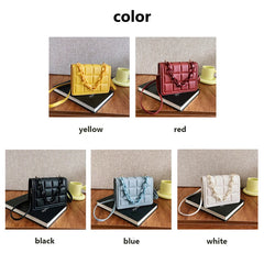 Women Chain Rhombus Shoulder Messenger Bag Small Square Shoulder Bag
