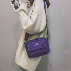 Canvas Crossbody Bag Women Casual Shoulder Messenger Bag