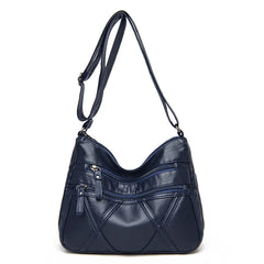 Soft Leather Shoulder Messenger Bag Casual Satchel