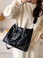 Large Capacity Women's Shoulder Bag Top Handle Shopper Bag