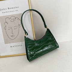 Retro Casual Women Totes Shoulder Bags Crocodile Leather Chain Handbags