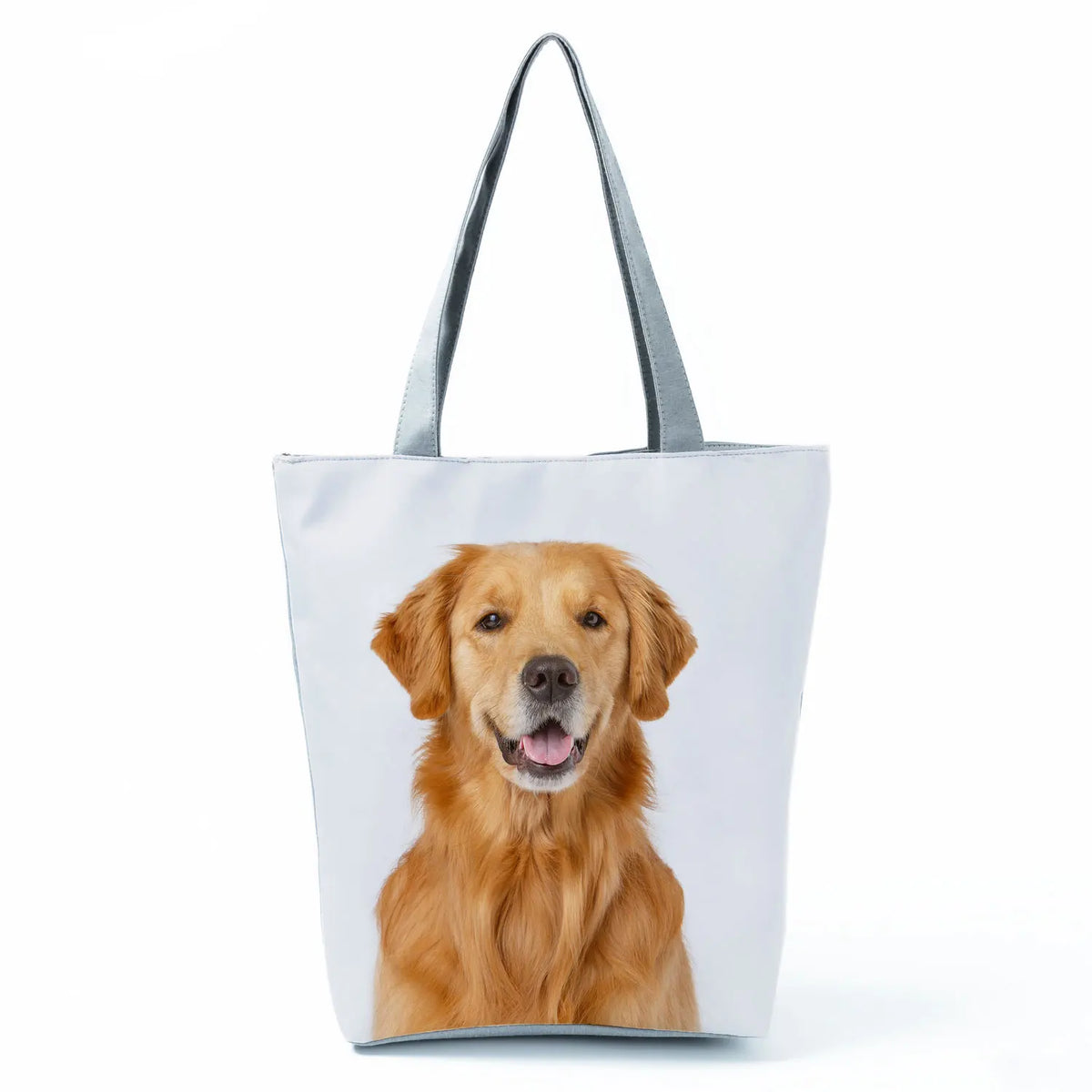 Dog Print Shoulder Bag Reusable Casual Tote Gift