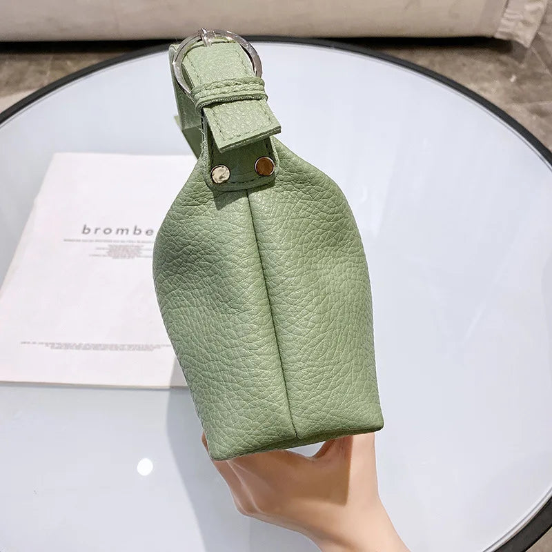 Vintage PU Leather Top Handle Bag Women Handbag
