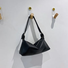 Vintage PU Leather Top Handle Bag Women Handbag