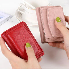 RFID Soft Leather Purse
