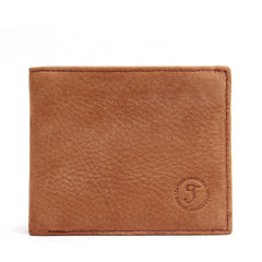 Vintage Crazy Horse Leather Wallet Men Purse Clutch Bag Male Money Clips