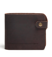 Vintage Crazy Horse Leather Men's Wallet Retro Style Clutch Bag
