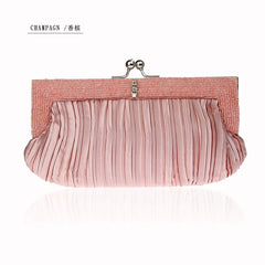 Retro Beaded Clutch Evening Bag Ladies Purses Handbag WY209