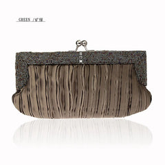 Retro Beaded Clutch Evening Bag Ladies Purses Handbag WY209