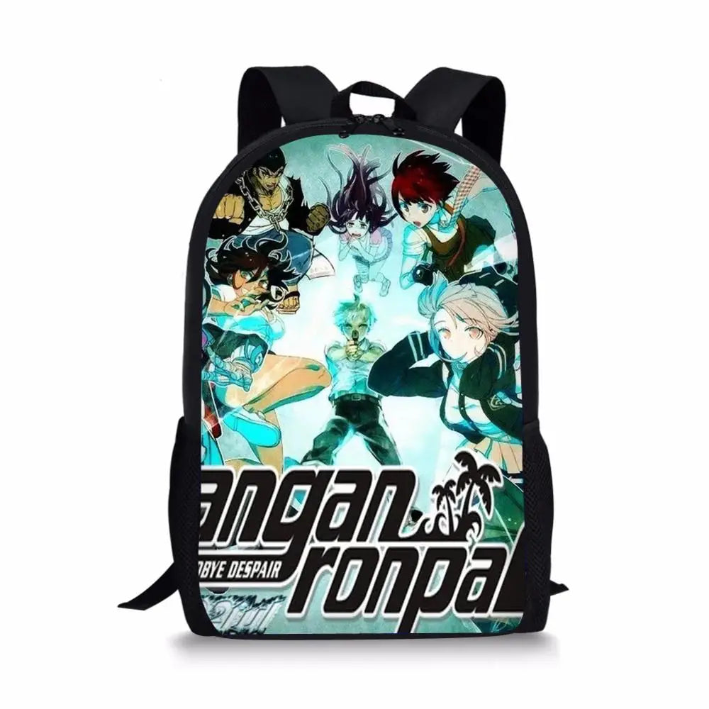 HaoYun 16-inch Danganronpa Anime Children's Backpack Boys School Bag