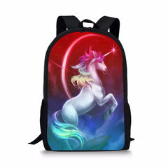 HaoYun Unicorn Horses Toddler School Book Bag