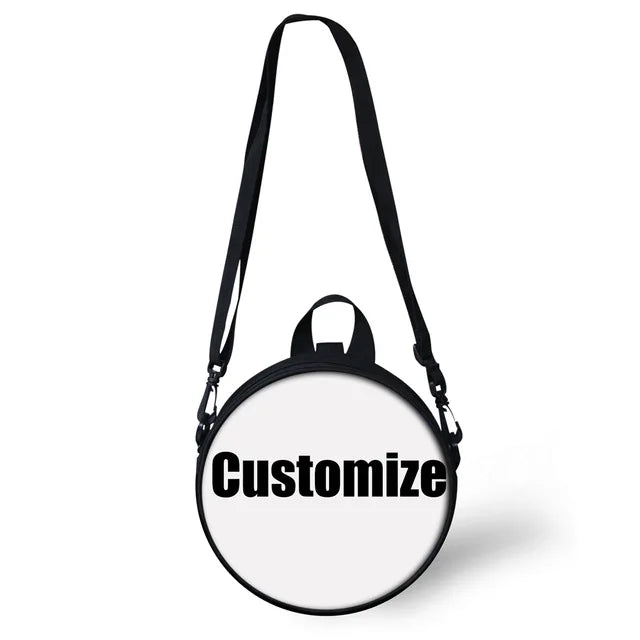 HaoYun Kids Round School Book-Bags Beblade Pattern Girls 3D