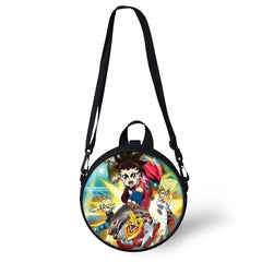HaoYun Kids Round School Book-Bags Beblade Pattern Girls 3D