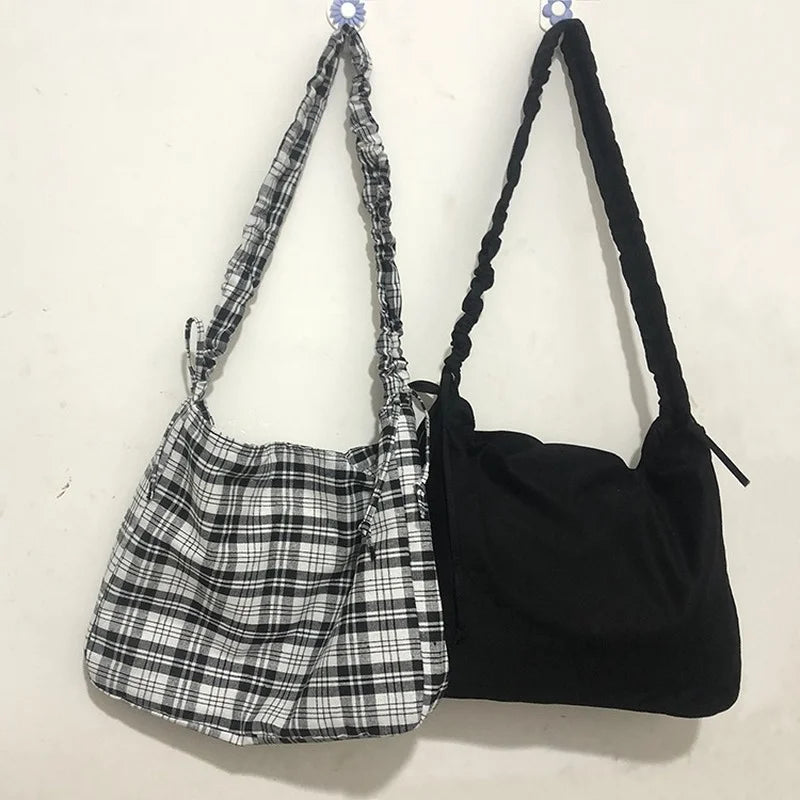 Harajuku Folding Women Handbag Tote Casual Canvas Bag