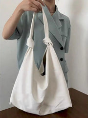 Harajuku PU Totes Bags Women Casual Wild Ladies Handbags Solid Shoulder