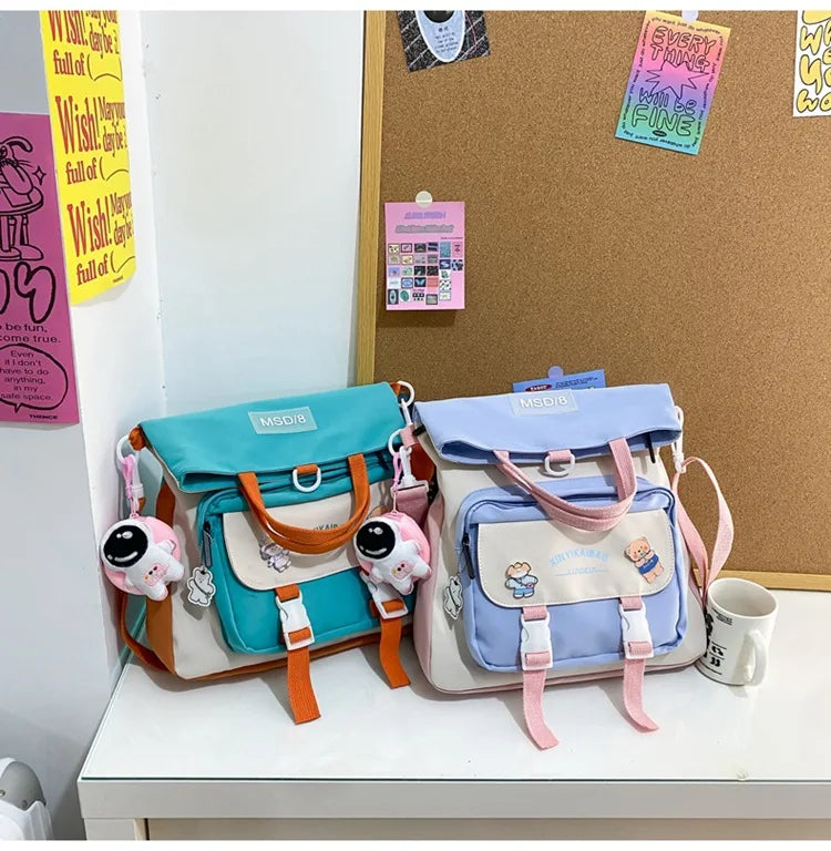 Harajuku Backpack Crossbody College Travel School Bag
