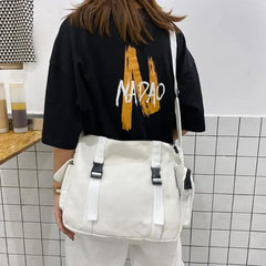 Harajuku Canvas Shoulder Bag for Women