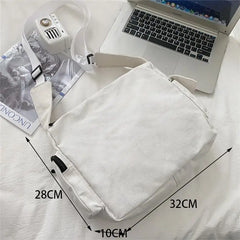 Harajuku Canvas Shoulder Bag for Women