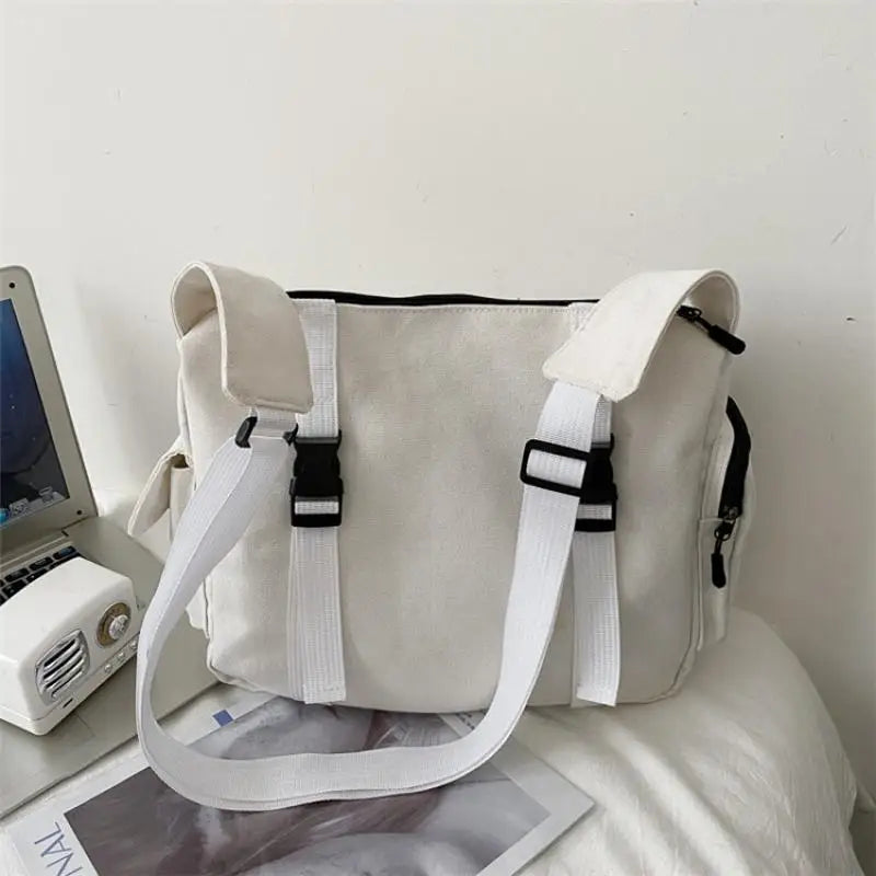 Harajuku Canvas Shoulder Bag for Women