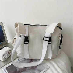 Harajuku Canvas Shoulder Bag for Women