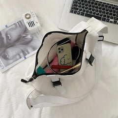 Harajuku Canvas Shoulder Bag for Women
