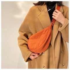Harajuku Casual Nylon Hobos Crossbody Bag For Women Shoulder Bags