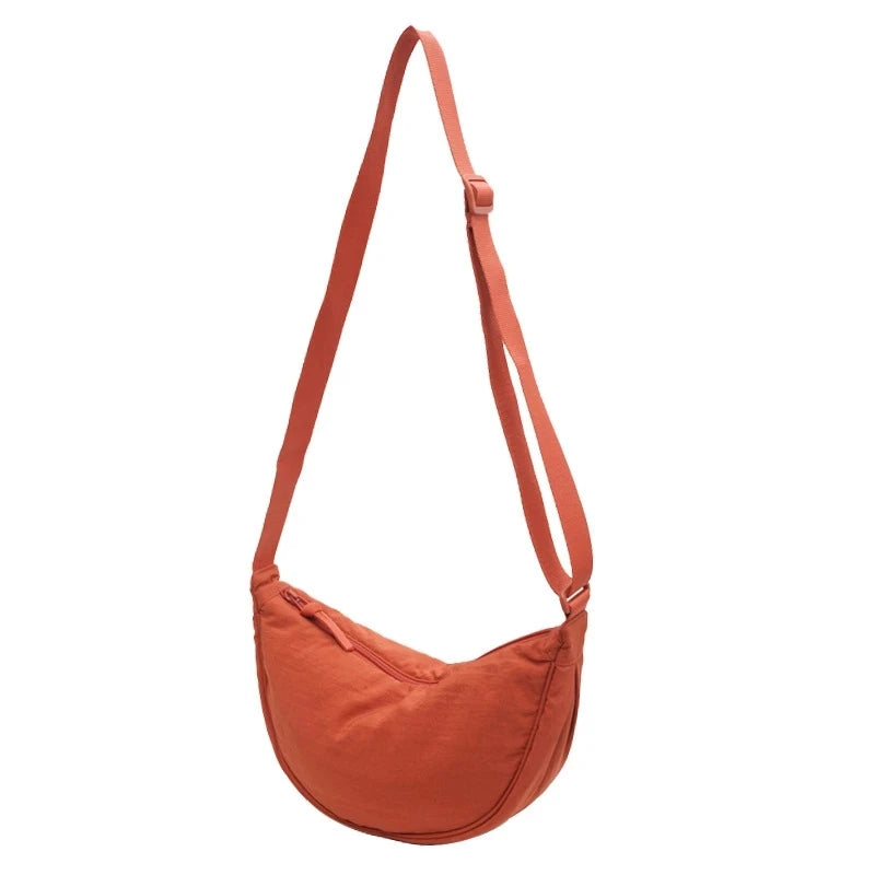 Harajuku Casual Nylon Hobos Crossbody Bag For Women Shoulder Bags