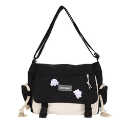 Harajuku Handbag for Women Large Capacity Messenger Pouch Shoulder Bag
