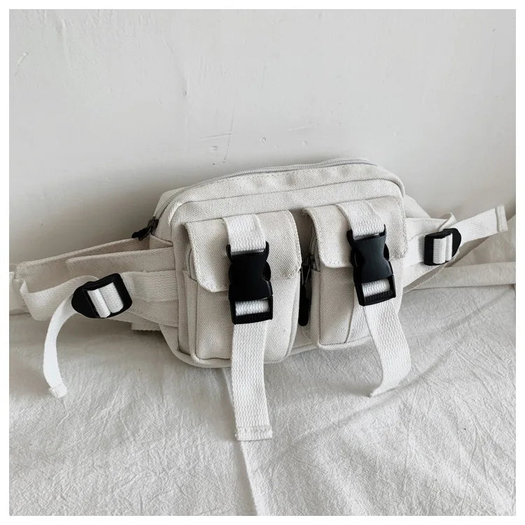 Harajuku Street Style Waist Bag Fanny Pack Hip Hop Bag Shoulder Bags