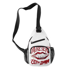 Harajuku Maneskin 3D Print Chest Bag Waterproof Crossbody Streetwear