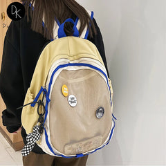 Harajuku Women Large Capacity Nylon Backpack