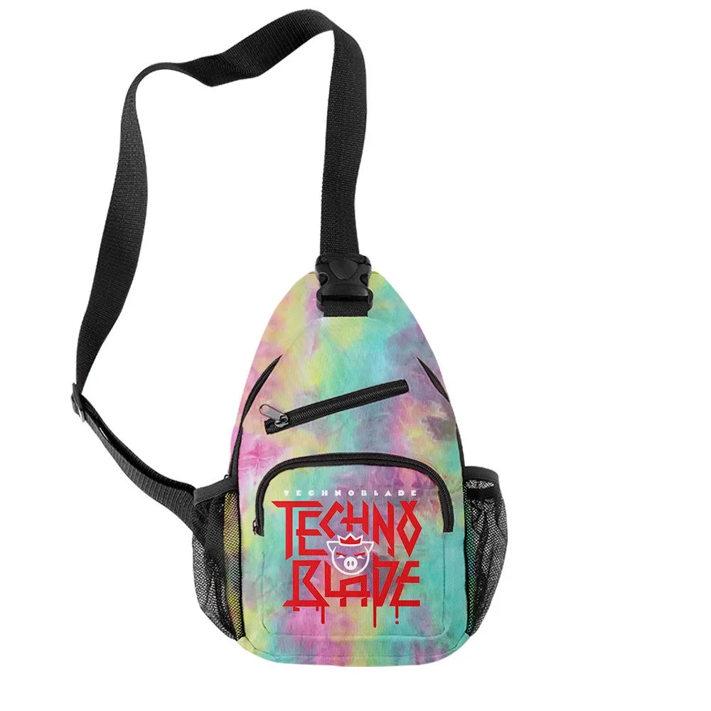 Harajuku Technoblade Chest Bag Waterproof Crossbody