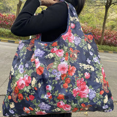 Heavy Prints Foldable Shopping Shoulder Bag