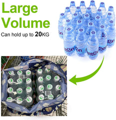 Large Foldable Shopping Bag Heavy Reusable Grocery Bag