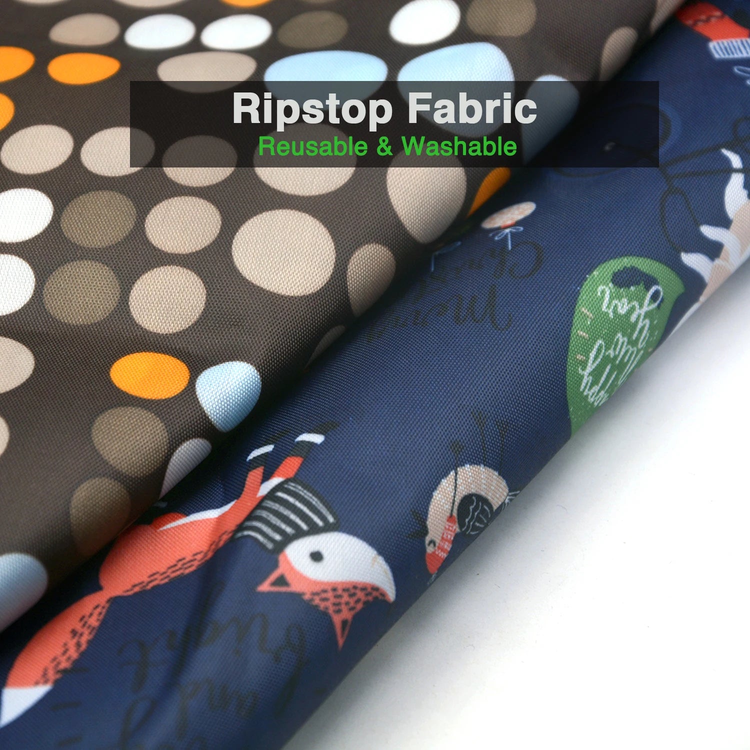 Large Foldable Shopping Bag Heavy Reusable Grocery Bag