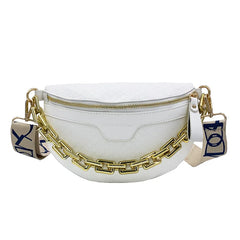 Diamond Grid PU Women's Messenger Bag Shoulder Bag