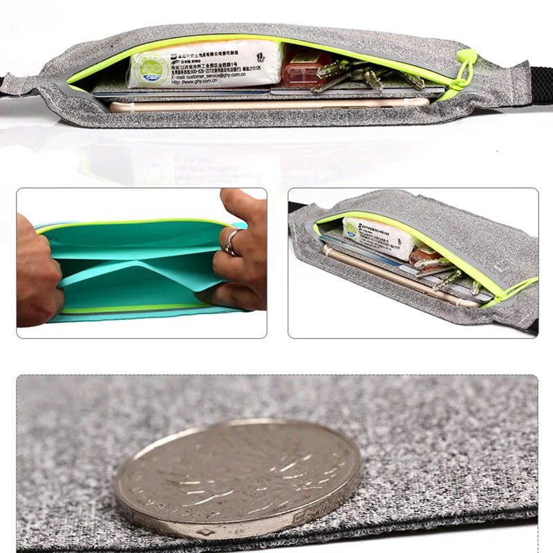 Hidden Waist Bag Sports Phone Waterproof Mini Fanny Pack