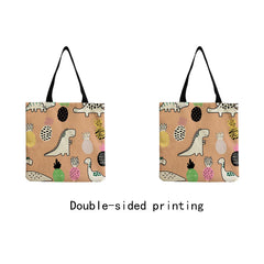 Women's Dinosaur Print Totebag Shoulder Bag