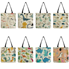 Women's Dinosaur Print Totebag Shoulder Bag