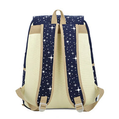Kids School Backpack High Capacity Bear Print Girls Teenagers Bag