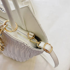 High Capacity Leather Tote Bag for Stylish Women