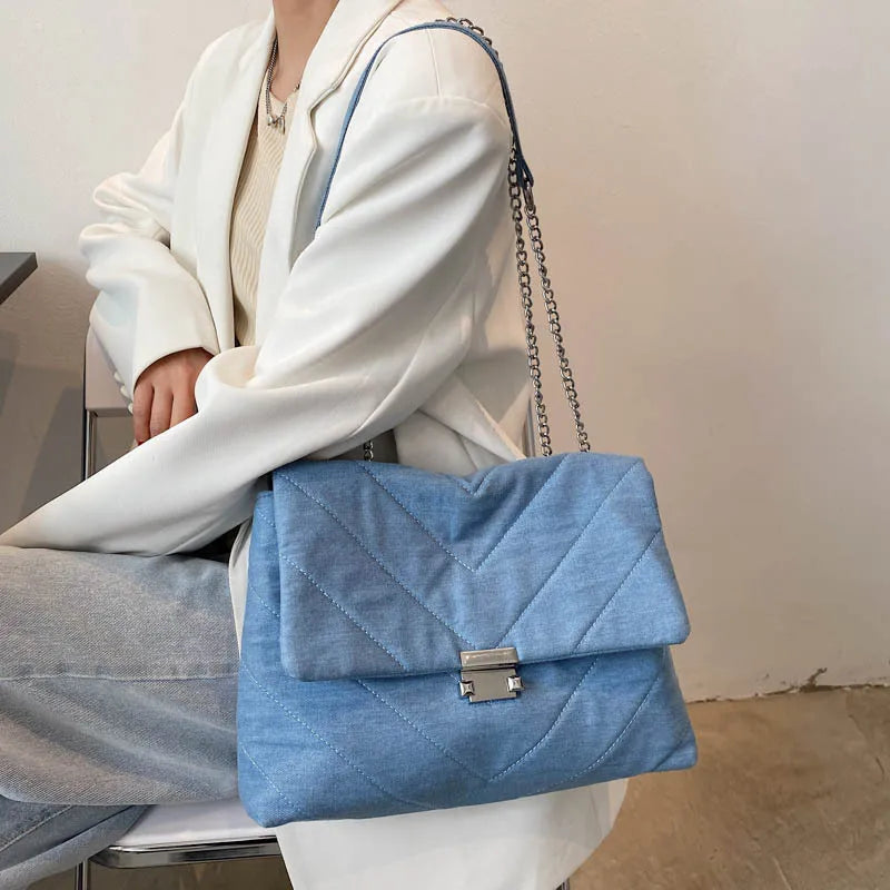 High Capacity PU Leather Women Shoulder Crossbody Bags 2022